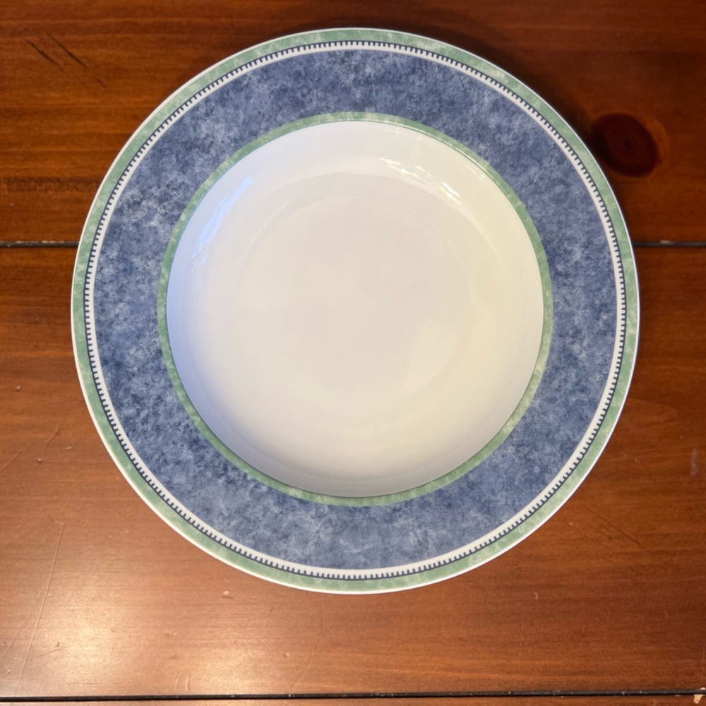 Villeroy & Boch SWITCH 3 Salad Plates and Large Rim Soup Bowls COSTA Pattern